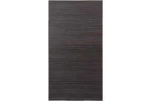Facade Glad ST 1022 FG 716 * 396 Dark teak, horizontal MDF foil facades with milling in Stand Art style