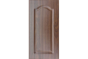Facade FG ARKA-1 716 * 396 16 mm Walnut - 19 mm MDF film facades with milling in Classic style 