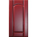 Facade Arc + Line2 FG 716 * 396 16 mm Bordeaux Mat - 19 mm MDF film facades with milling in Classic style