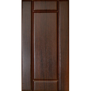 Фасад Решітка B ФГ 716 * 396 16 мм Walnut - Плівкові фасади МДФ 19 мм з фрезеруванням в стилі Classic 