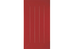 Фасад  Линия ФГ 716*396  16 мм  Красный мат -  Пленочные  фасады МДФ 19 мм с фрезеровкой в стиле Classic