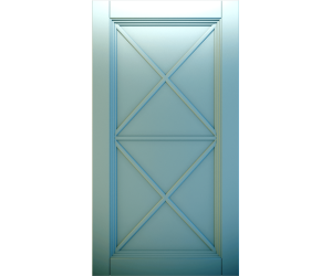 Фасад Прямий & Шпроси art M 9002 ФГ 716*396  Берюза