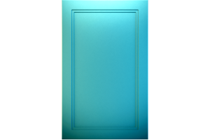 Фасад EkRun Lux M 9013 ФГ 716*396 Best Blue Soft Пленочные  фасады МДФ 19 мм с гладкой фрезеровкой в стиле Modern 