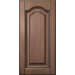 Facade ARKA-1 WITH BEADS ART A-153 FG 716 * 396 Walnut & Brown - 19 mm MDF film facades with smooth milling in CLASSIK style 