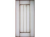 Facade SCREEN + GRILLE ART P-113 FG 716 * 396 White structure & Brown 