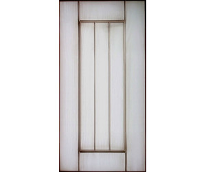 Фасад ЭКРАН + РЕШЕТКА АРТ P-113 ФГ 716*396 Белая структура & Brown 