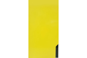 Фасад  InterGlass R  Art P-125 ФГ 716*396  19 мм Limon & BlackGL  -  Пленочные  фасады МДФ 19 мм с гладкой фрезеровкой в стиле Modern