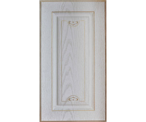 Фасад ПРЯМИЙ + FLORI АРТ P-103 ФГ 716 * 396 Ясень Milk & Gold 