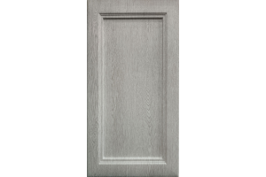 Facade Luiza Art SM 5117 FG 716 * 396 Oak gray MDF foil facades with milling in the Neo Classic style