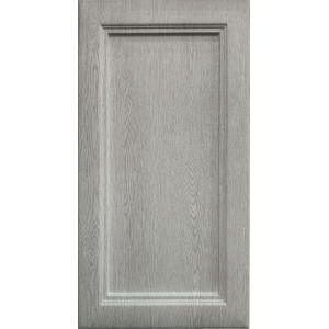 Facade Luiza Art SM 5117 FG 716 * 396 Oak gray MDF foil facades with milling in the Neo Classic style