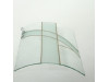 Radius glass R300 620*R300*4 mm Stained glass  - furniture glass for insertion into facades under glazing