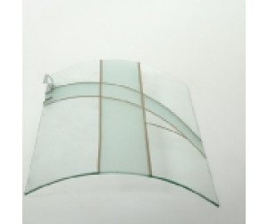 Стекло Радиусное R300  620*R300*4 мм Витраж 