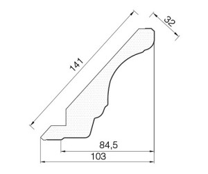 Карниз верхній радісний - КВР № 8