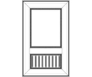 Аполлон 1.1 ФOК 716 * 446 фасад засклений комбінований з колонами