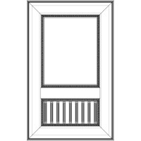  Фасад з колонами 716 * 446 Аполлон Золото Бежевий