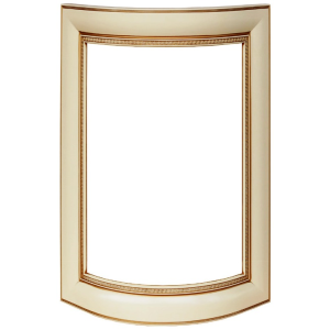 Facade radial under glazing (bent) 716 * R300 Apollo Gold Beige