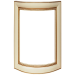 Facade radial under glazing (bent) 716 * R300 Apollo Gold Beige