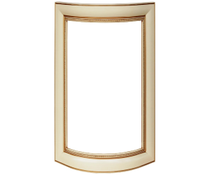 Facade radial under glazing (bent) 796 * R300 Apollo Gold Beige