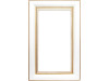 Facade under glazing 716 * 446 from the Apollo enamel series white patina gold