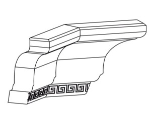 Капітель Углова внутрішній  кут 135 
