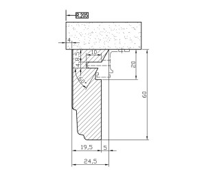 Eaves lower radial №12