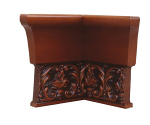 Капітель з декором кутова внутрішня 90 °