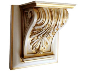 Decorative element No. 223 White & Gold