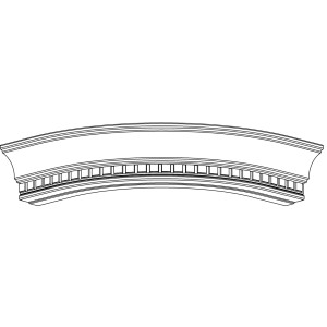 Cornice KBR No. 3 R300 radius