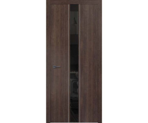 Двері міжкімнатні ForRest 04 Gray & Black цілісно щитові