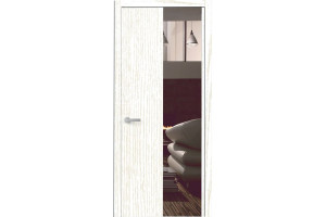 Interior doors ForRest 05 White Ash & Gold solid panel