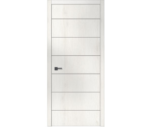 Двери межкомнатные  ForRest  08 Ash Grey & Silver цельно щитовые 