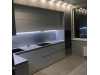 Cabinet furniture for kitchen No. 1011 painted MDF facades with integrated handle