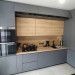 Cabinet furniture for kitchen No. 1221 with integrated handle