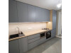 Cabinet furniture for kitchen No. 1012 painted MDF facades with integrated handle