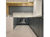 Мебель корпусная для кухни № 1123 Фасады из массива с интегрированной ручкой + шпон дуба натуральный 