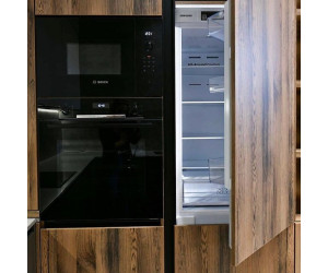 Мебель корпусная для кухни № 1128 крашеные МДФ фасады белые и серые с интегрированной ручкой 