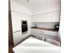 Cabinet furniture for kitchen No. 1013 painted MDF facades with integrated handle
