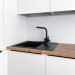 Cabinet furniture for kitchen No. 1013 painted MDF facades with integrated handle