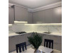 Меблі корпусні для кухні № 1130 фарбовані МДФ фасади сірі стиль Neo Classic 