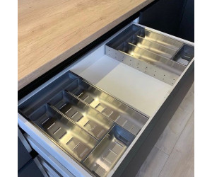 Мебель корпусная для кухни № 1134 крашеные МДФ фасады  с интегрированной ручкой 