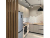 Меблі корпусні для кухні № 1135 фарбовані МДФ фасади з інтегрованою ручкою 