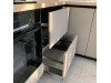 Мебель корпусная для кухни № 1135 крашеные МДФ фасады  с интегрированной ручкой 