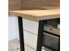 Мебель корпусная для кухни № 1137 крашеные МДФ фасады  с интегрированной ручкой 