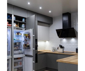 Cabinet furniture for kitchen No. 1143 painted MDF facades with integrated handle 