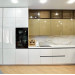 Cabinet furniture for kitchen No. 1146 painted MDF facades with integrated handle 