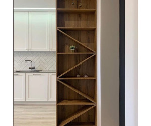 Меблі корпусні для кухні № тисяча сто сорок сім фарбовані МДФ фасади 