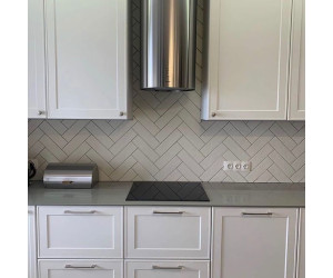 Меблі корпусні для кухні № тисяча сто сорок сім фарбовані МДФ фасади 