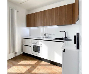 Мебель корпусная для кухни № 1157 крашеные и шпонированные фасады МДФ 