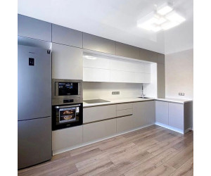 Мебель корпусная для кухни № 1158 крашеные фасады МДФ 