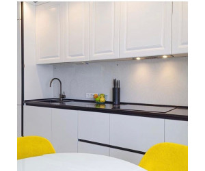 Мебель корпусная для кухни № 1015 крашеные МДФ фасады с фрезеровкой 